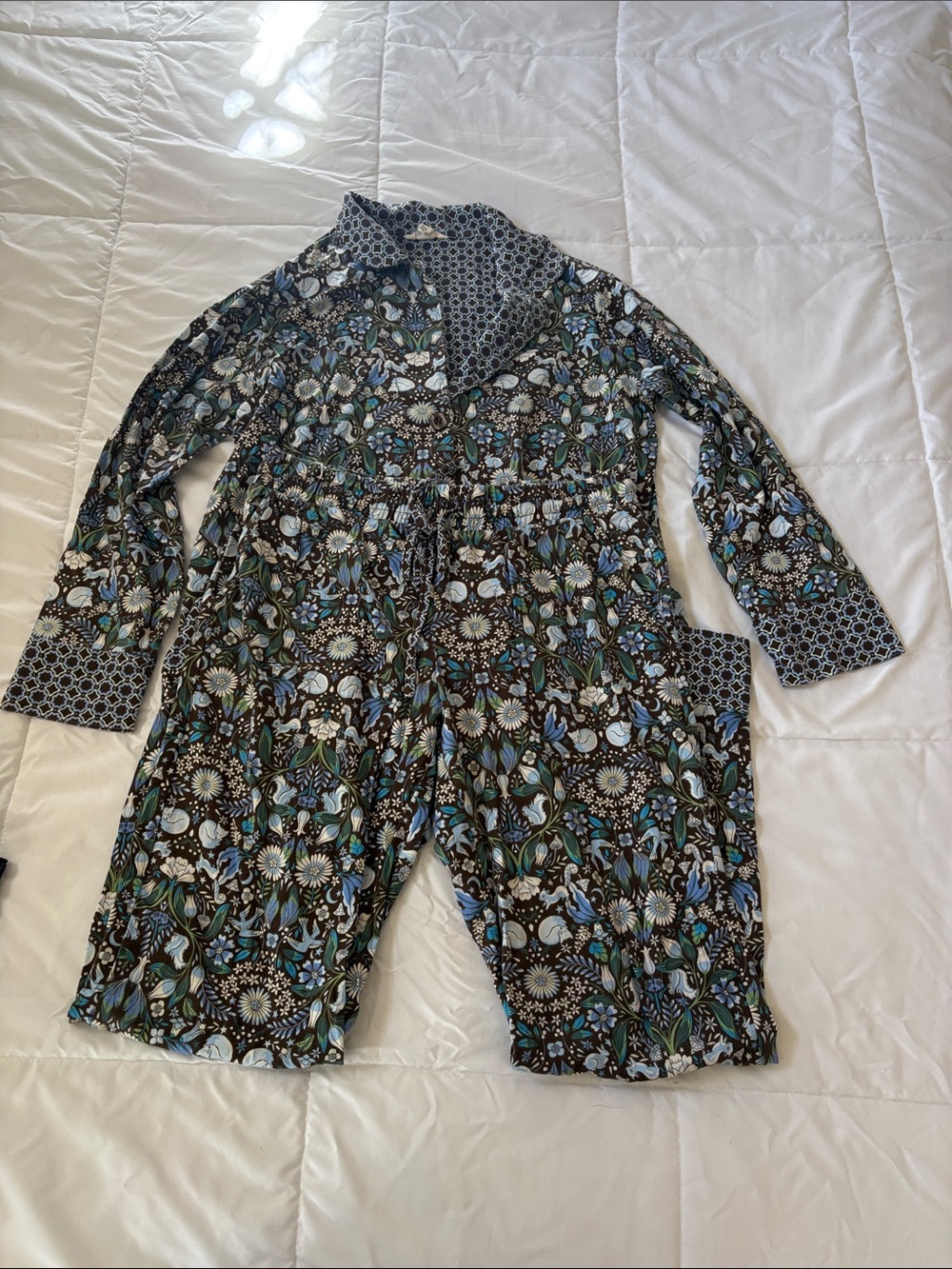 Vera Bradley Enchanted Woodland Pajama Set- Size Small